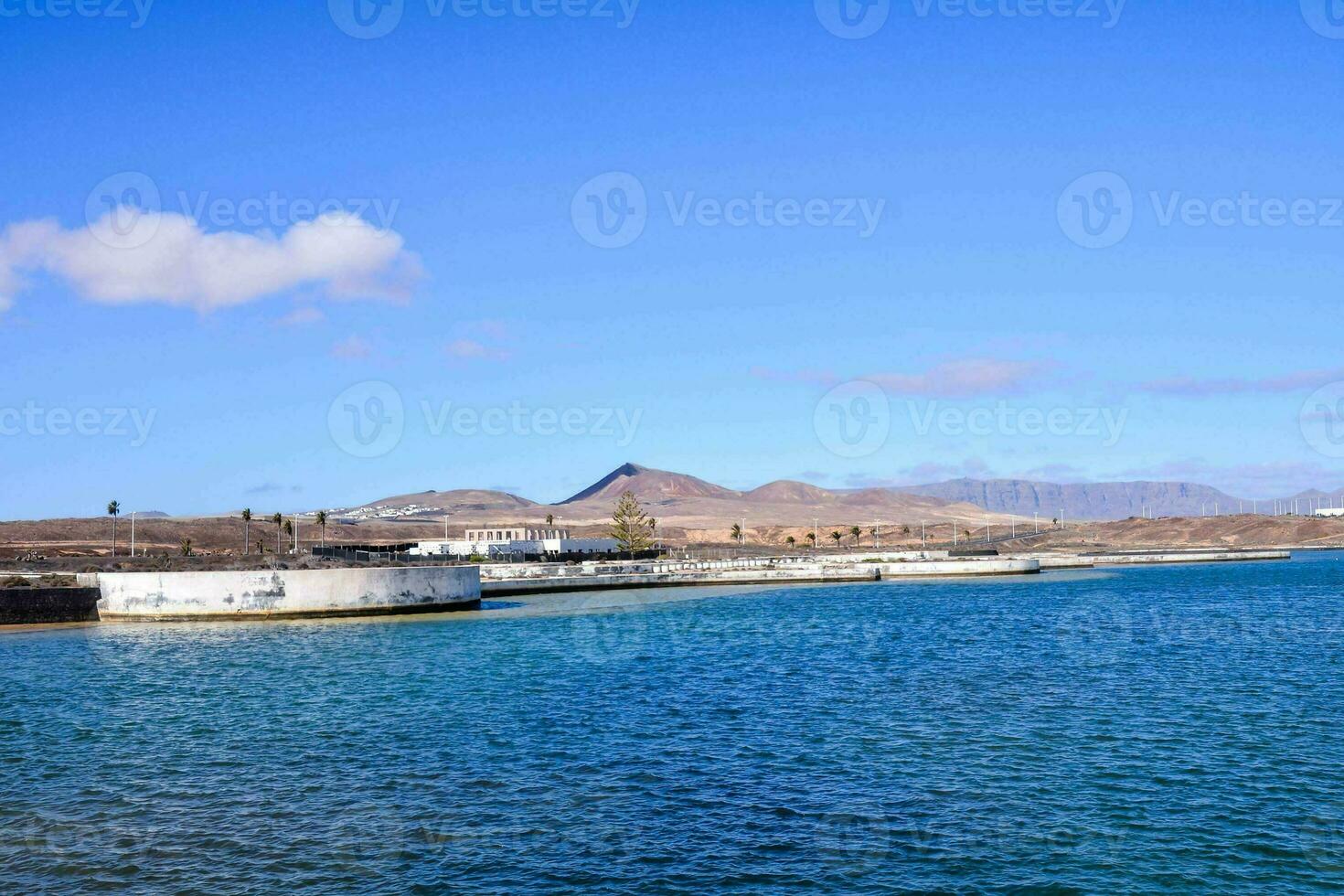 Scenic view of the shore photo