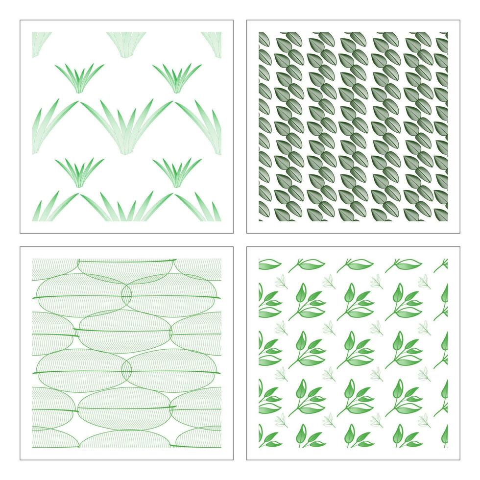 Leaf Pattern Seamless vector