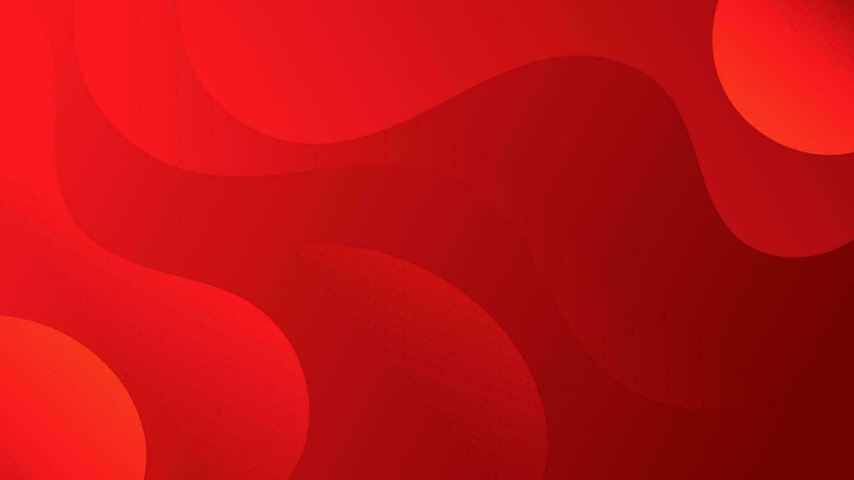 Abstract Gradient Red liquid Wave Background vector