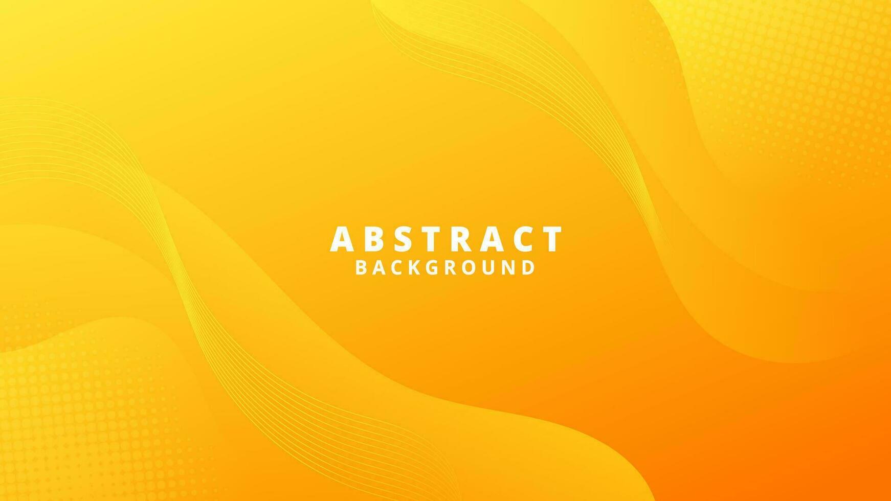 Abstract Gradient Yellow liquid Wave Background vector