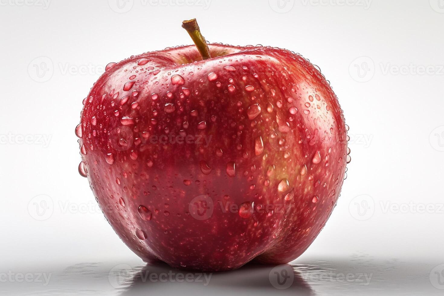 Apple isolated on white AI Generate photo