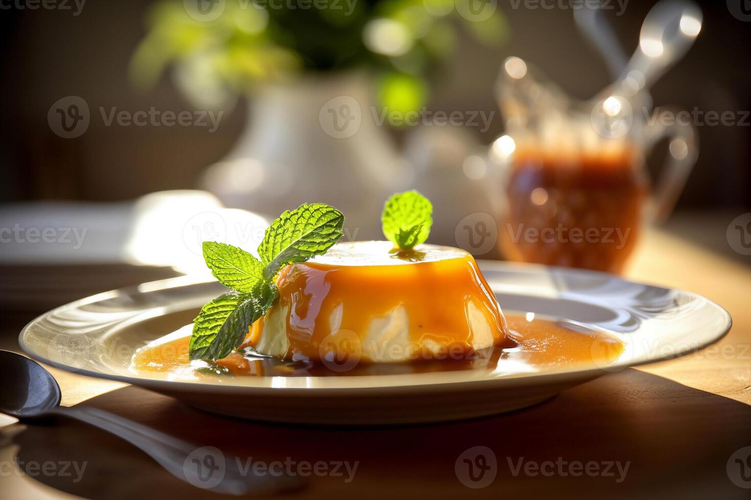 Delicious dessert AI Generate photo