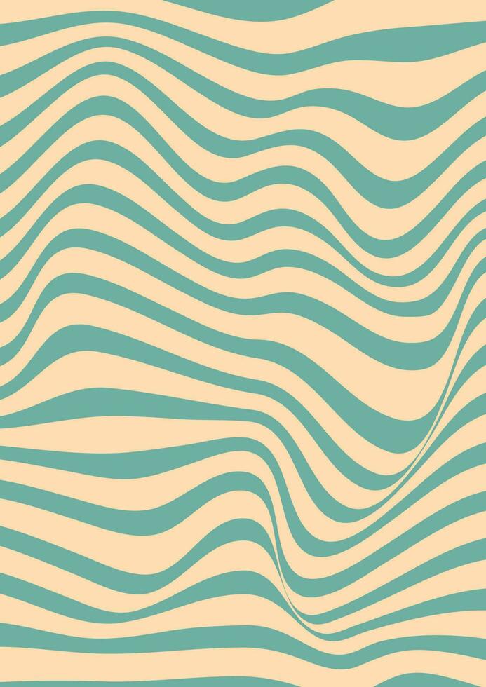 Abstract geometric vintage background. Modern ornament with groovy ...