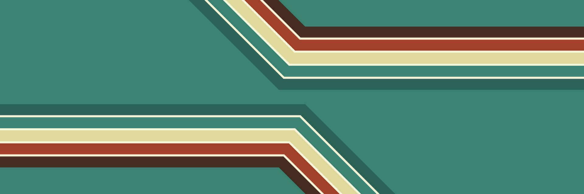 Retro vintage 70s style stripes background poster lines. shapes vector design graphic 1970s retro background. abstract stylish 70s era line frame illustration. Abstract Simple geometric wave lines