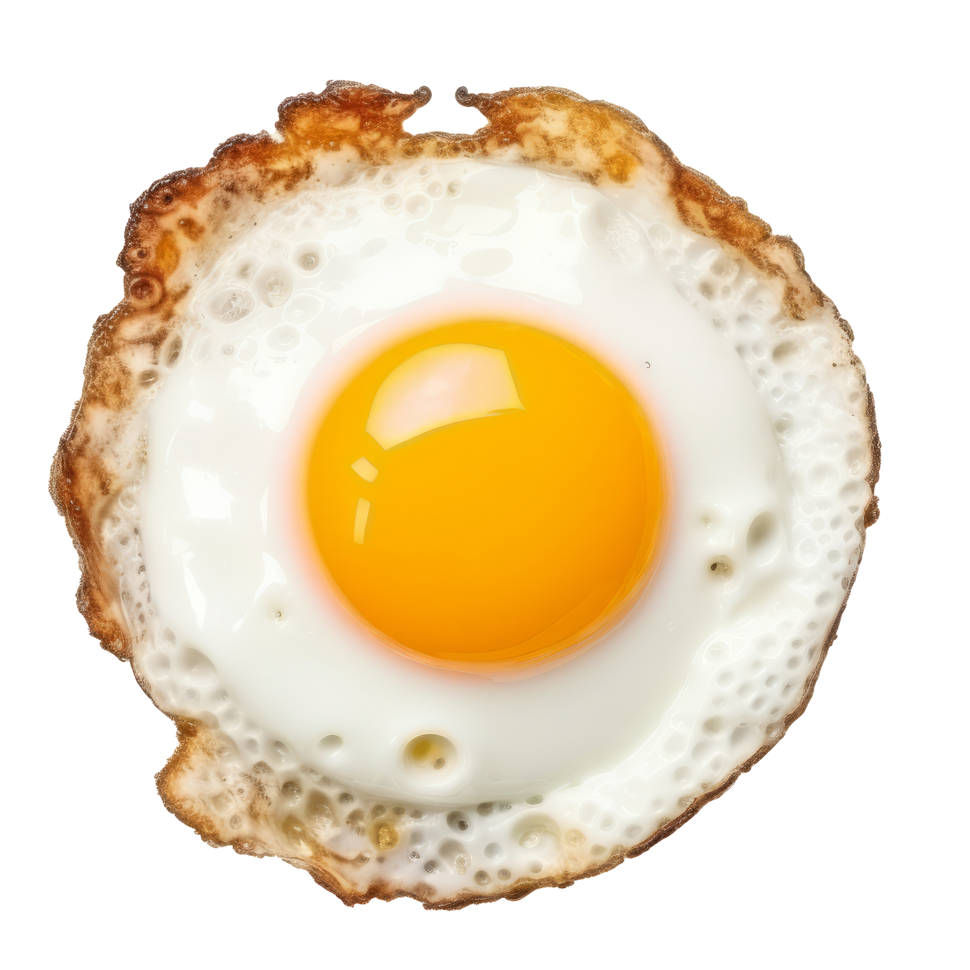 PNG Fried egg food white