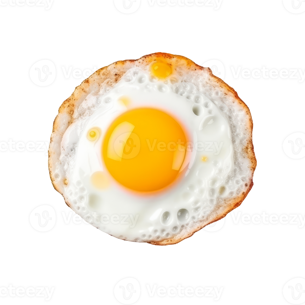 Fried egg isolated. Illustration AI Generative 23285903 PNG