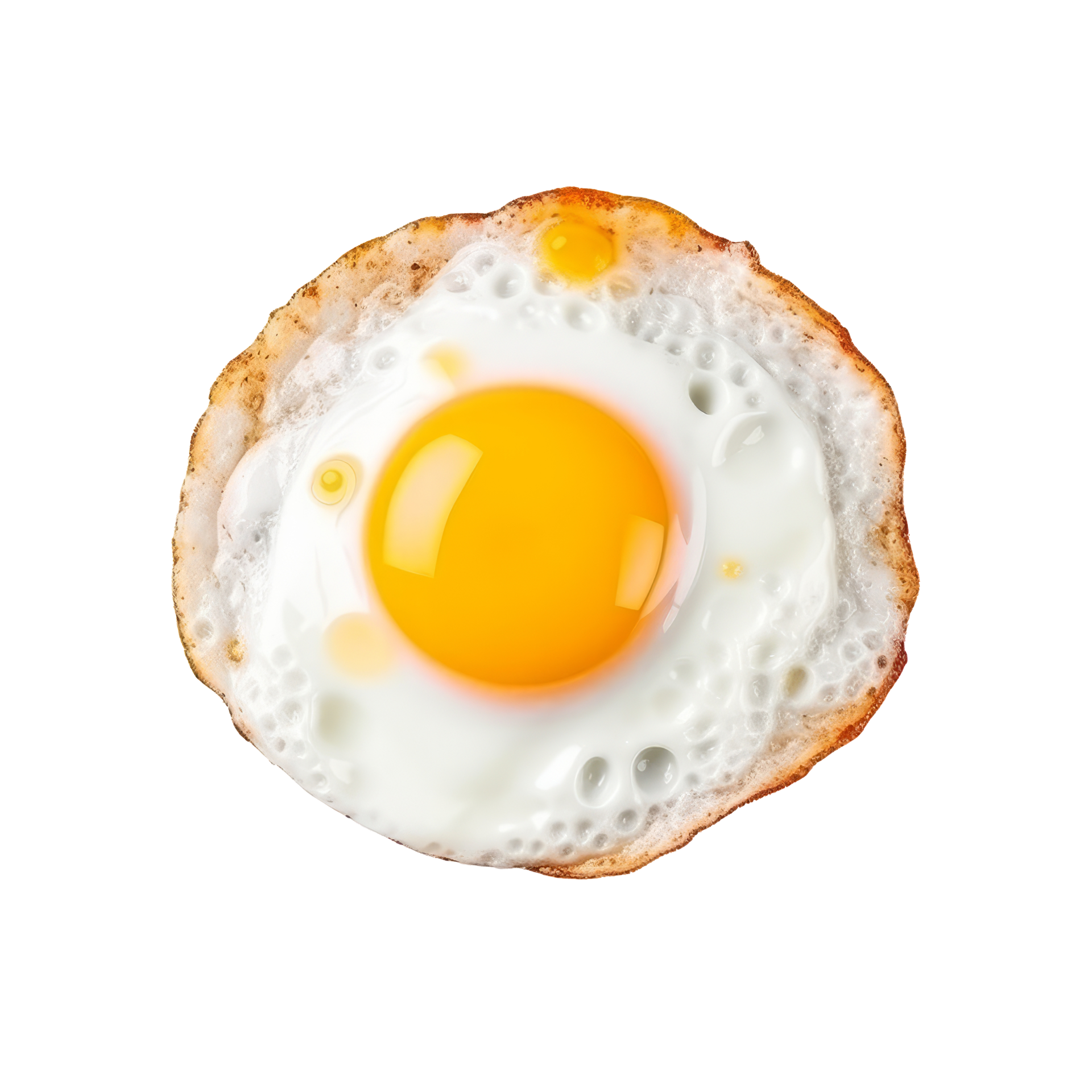 Fried egg isolated. Illustration AI Generative 23285903 PNG