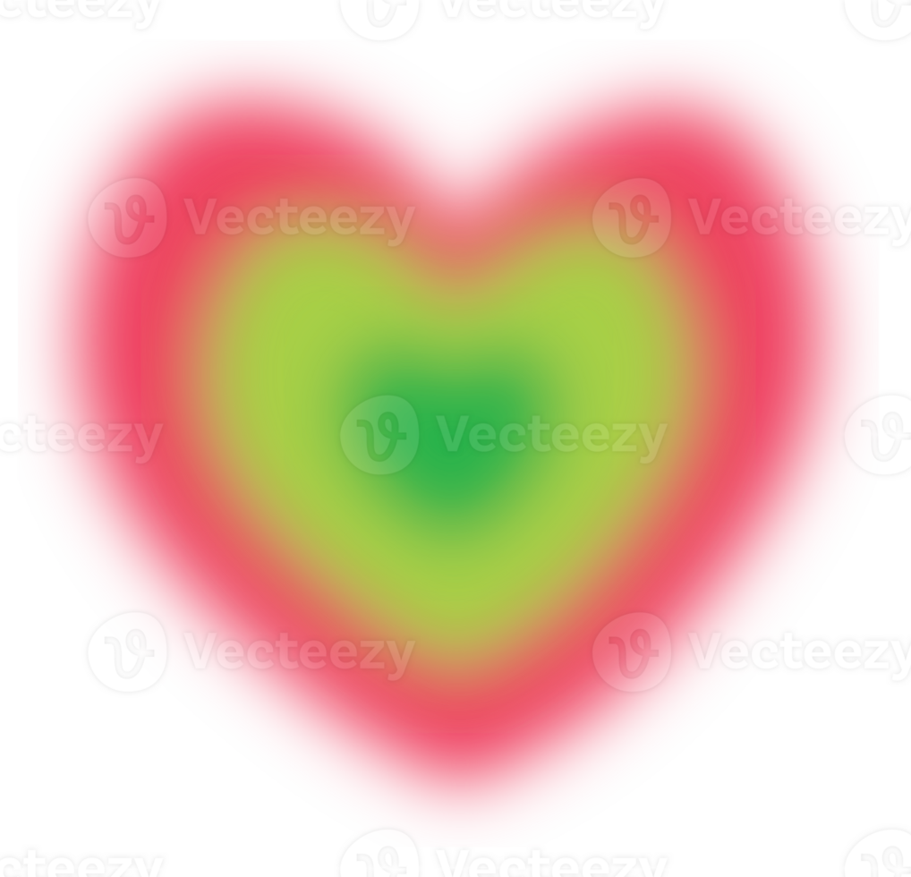 illustrazione grafico di amore sfocato icona png