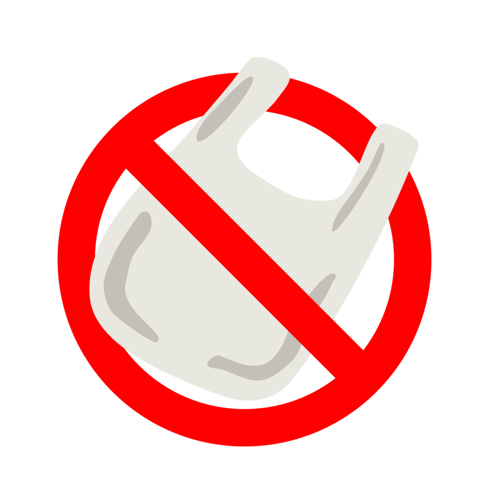 refrain from using plastic bags png