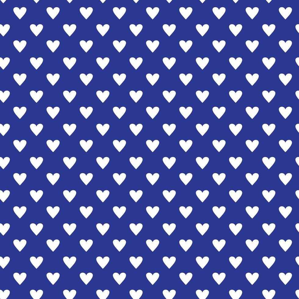 abstract modern white love pattern with blue bg. vector