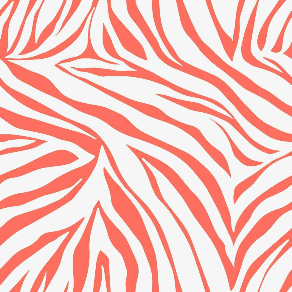 Vector animal print. Zebra ornament. Seamless pattern