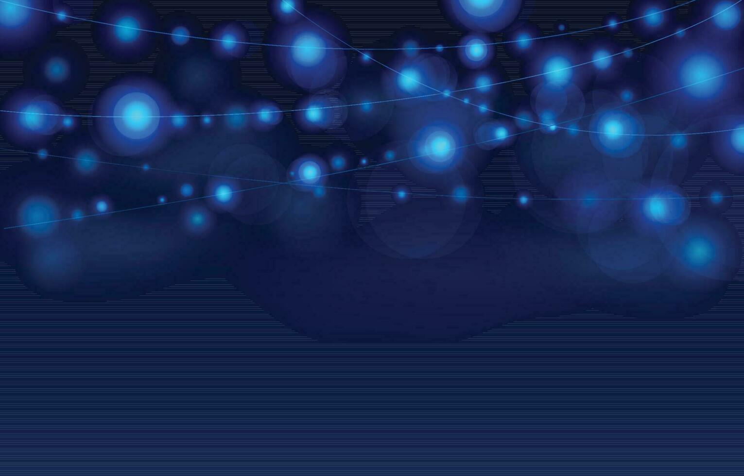 Blue Fairy Light Background vector