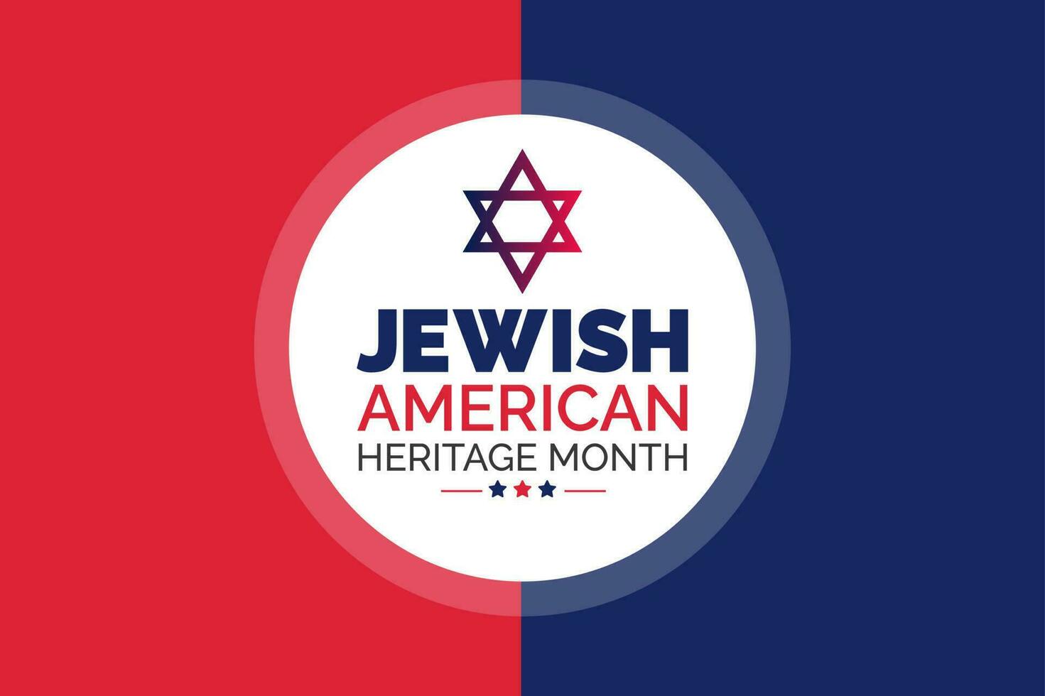 Jewish American Heritage Month background or banner design template celebrated in may vector