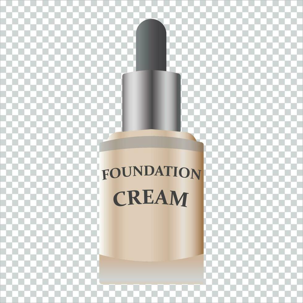 foundation cream icon, vector, illustration, symbol vector