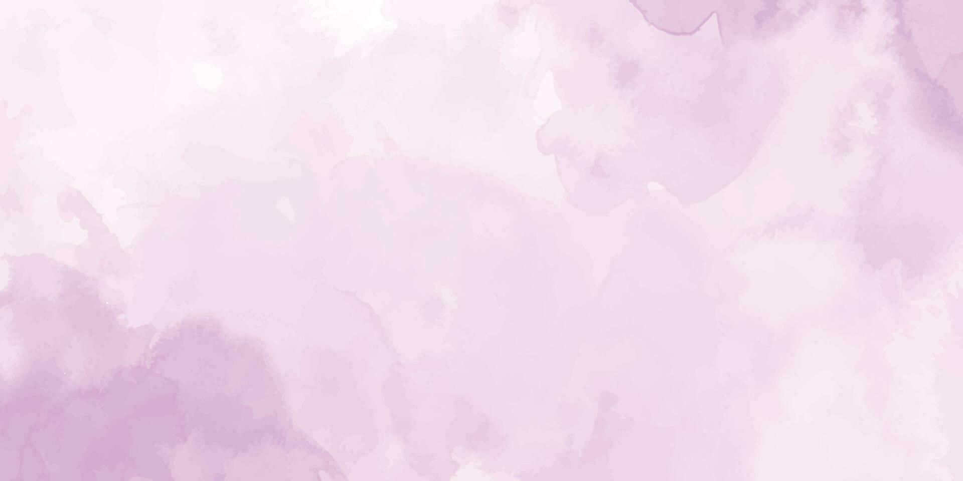 Pink watercolor background with a white background vector