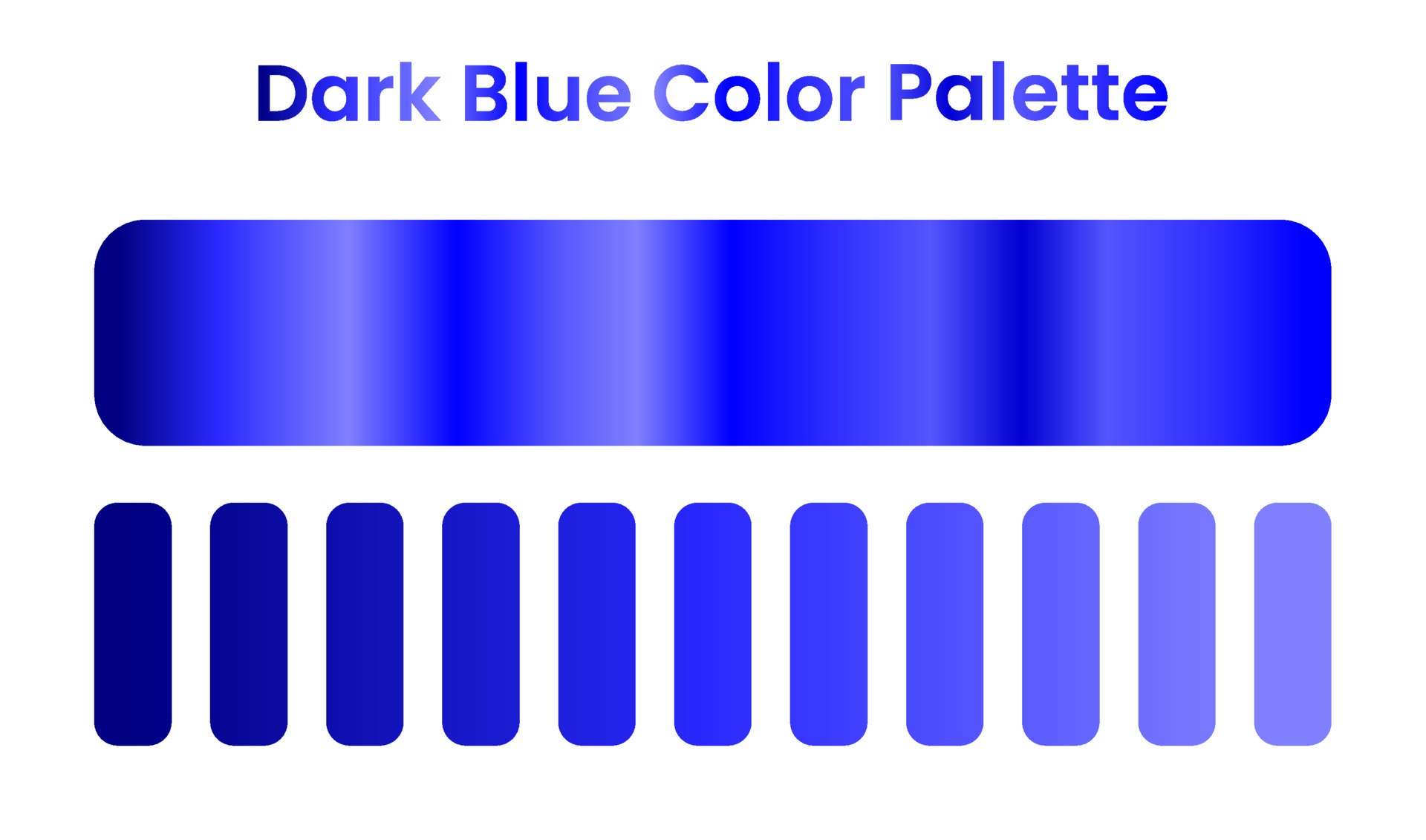 dark blue color palette. dark blue gradient. vector 23287371 Vector Art at Vecteezy