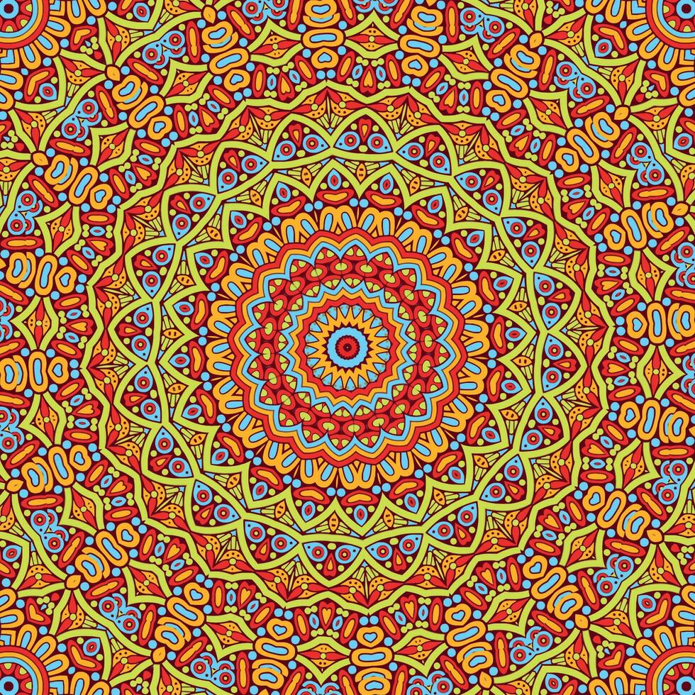 A colorful background with a pattern of a kaleidoscope. vector