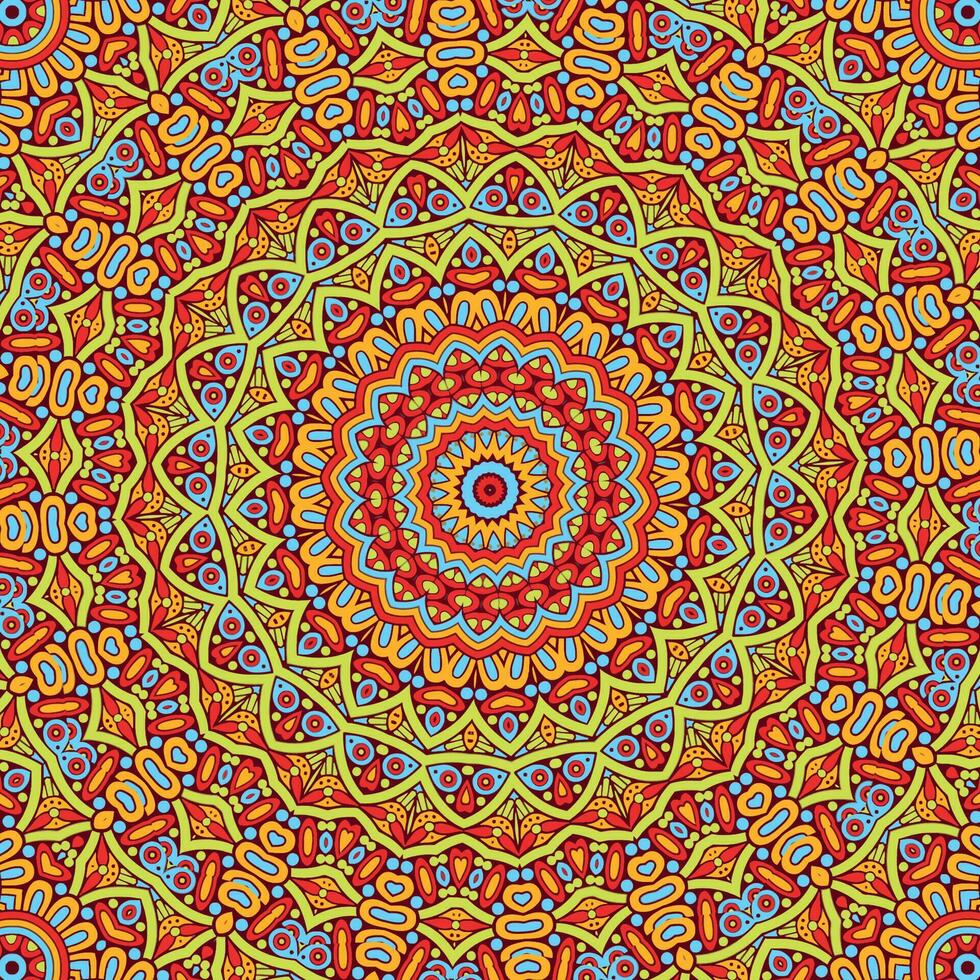 A colorful background with a pattern of a kaleidoscope. vector