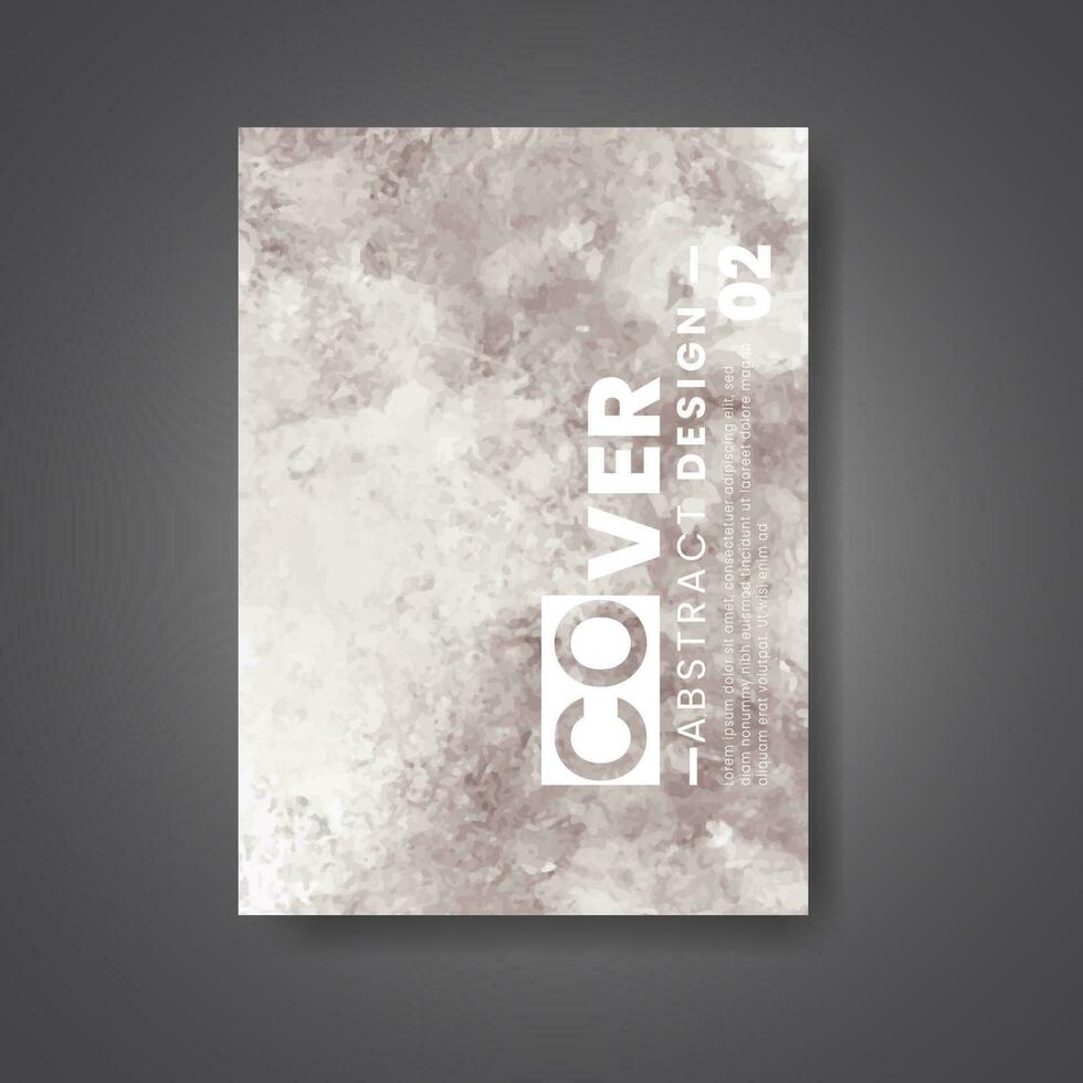 Cover template with watercolor background. Design for your cover, date, postcard, banner, logo. vector
