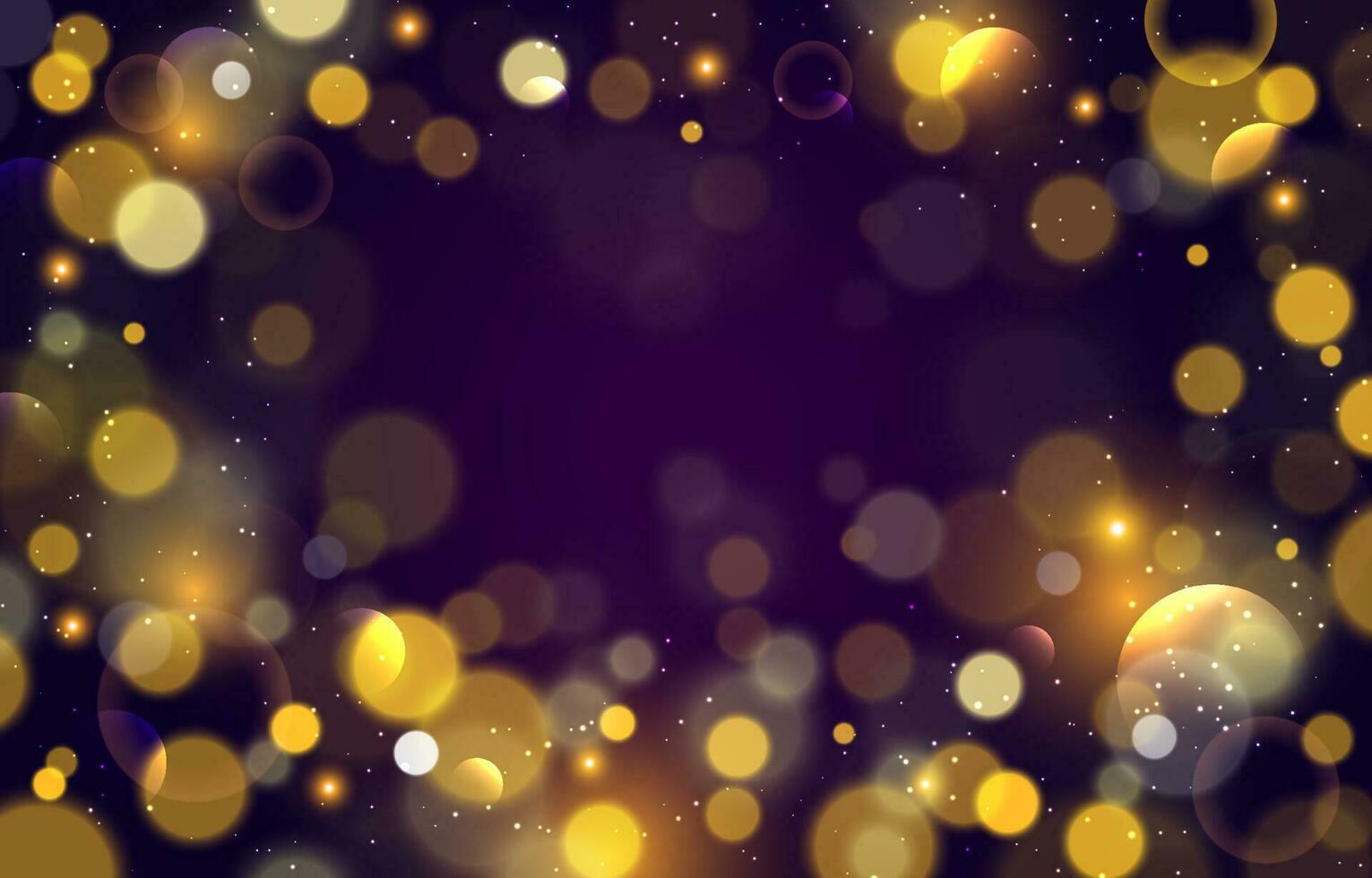 Sparkling Bokeh Purple Color Background vector