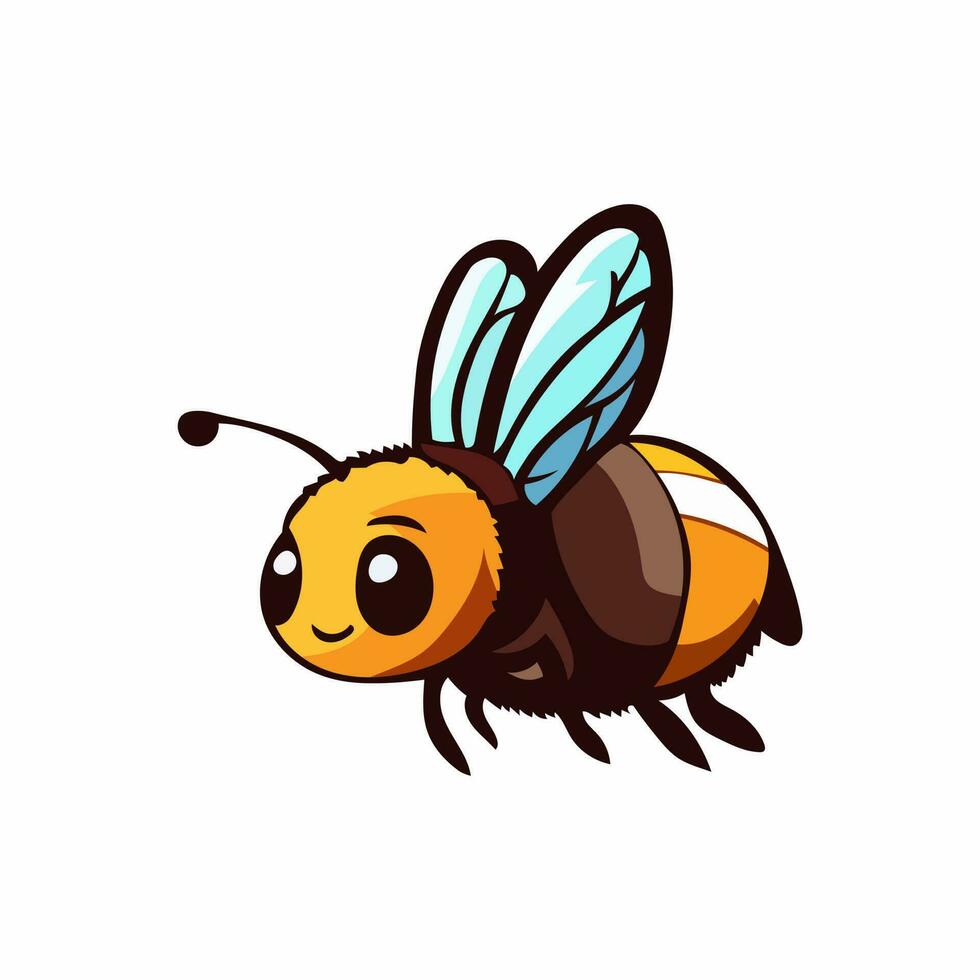 cute bee vector