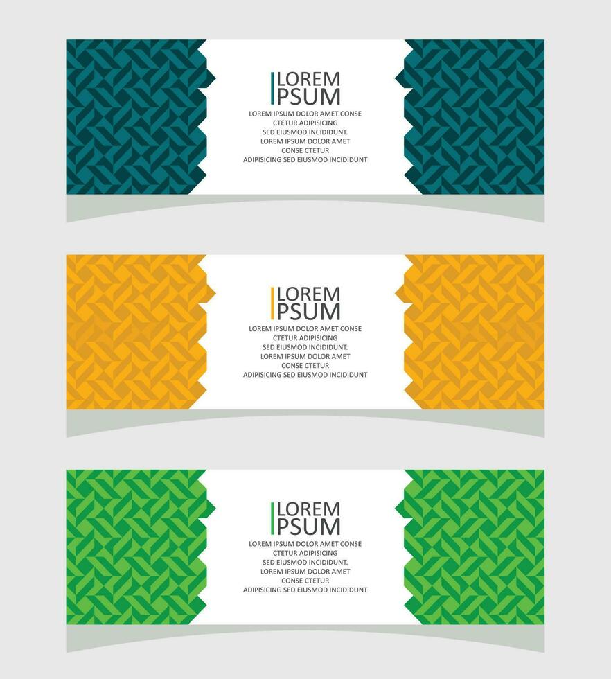 set of backgrounds a set of vector banners and template design with a pattern of green blue and orange business banner  and  vector banner design download