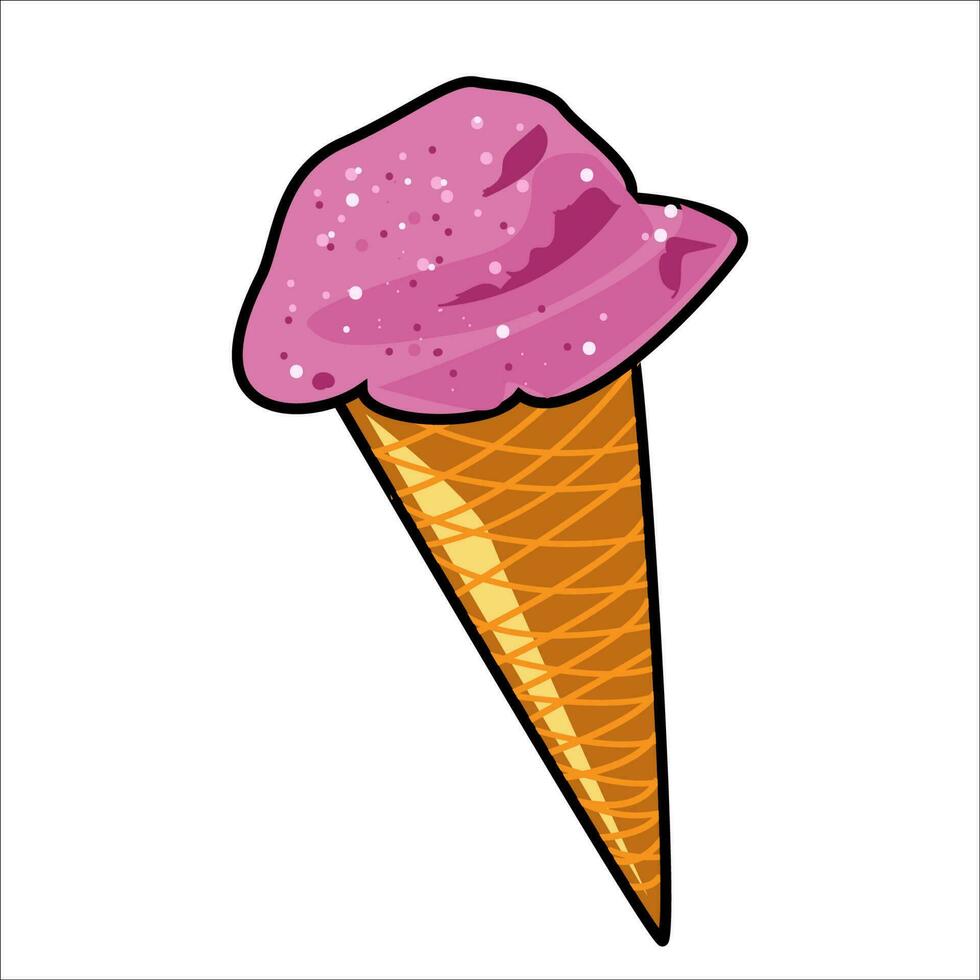 ice cream icon , vector, food, cream, sweet, creme vector