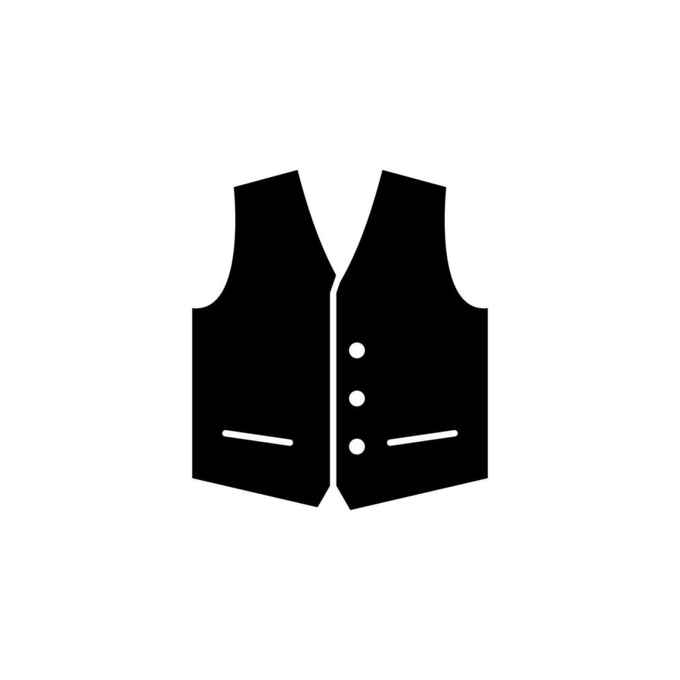 vest vector icon illustration