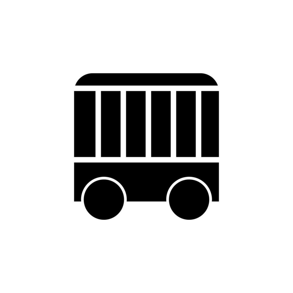 trailer vector icon illustration