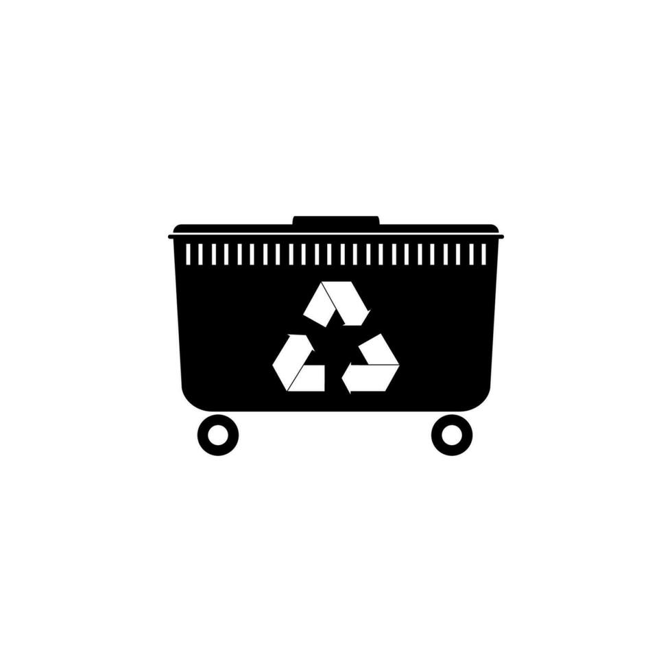 trash box vector icon illustration