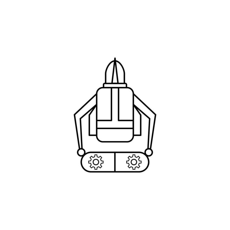 work with nano particles vector icon illustration