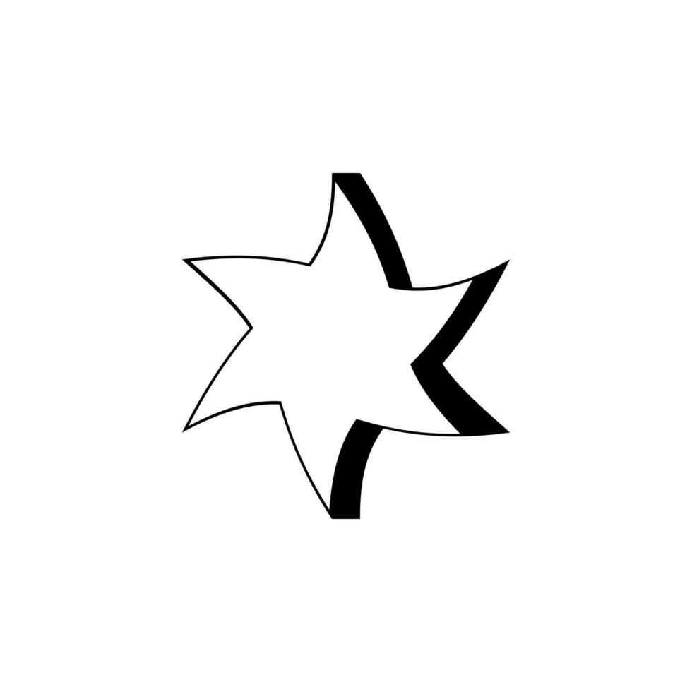 logo estrella vector icono ilustración