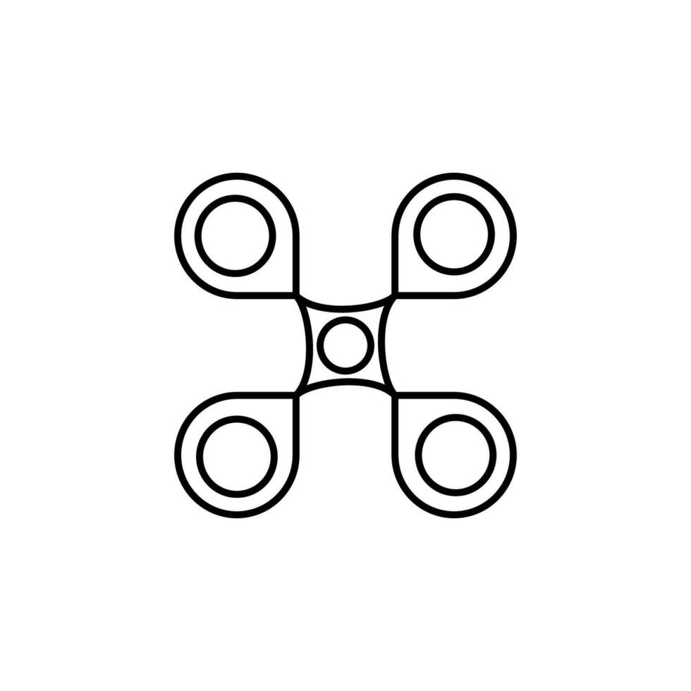 nano particle vector icon illustration