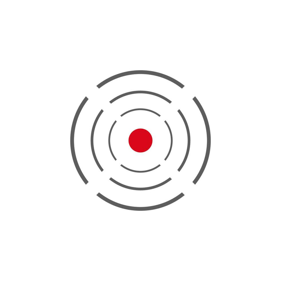 aim vector icon illustration