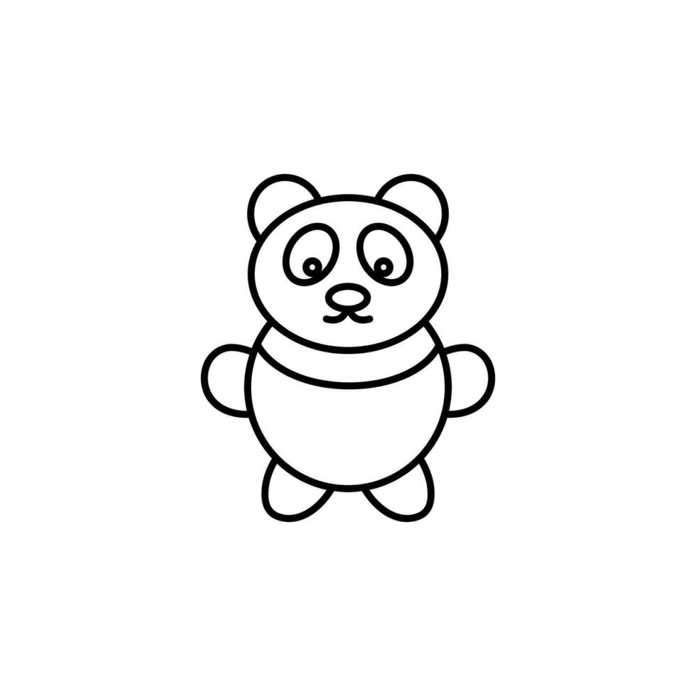 Panda vector icon illustration 23288866 Vector Art at Vecteezy