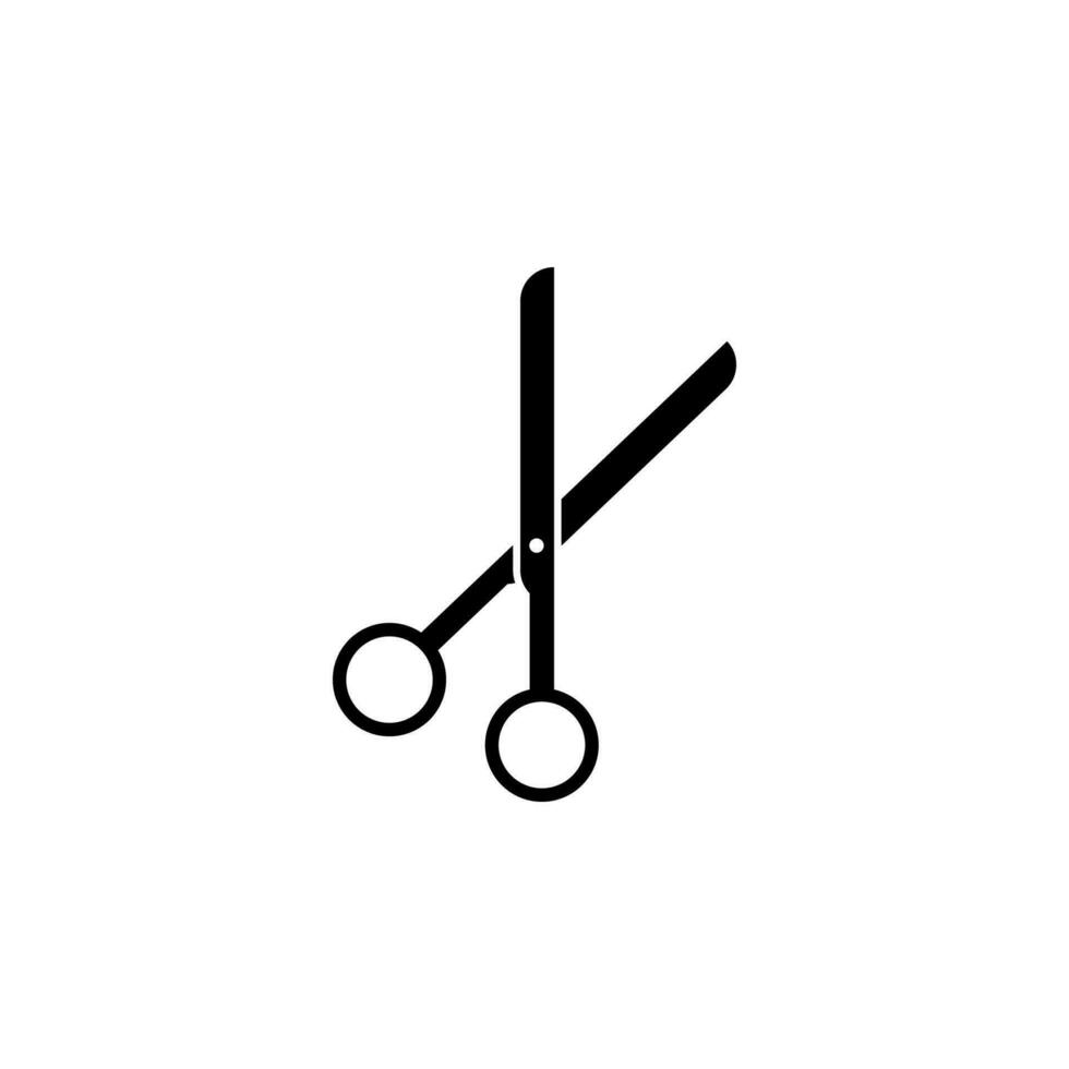 Scissors vector icon illustration