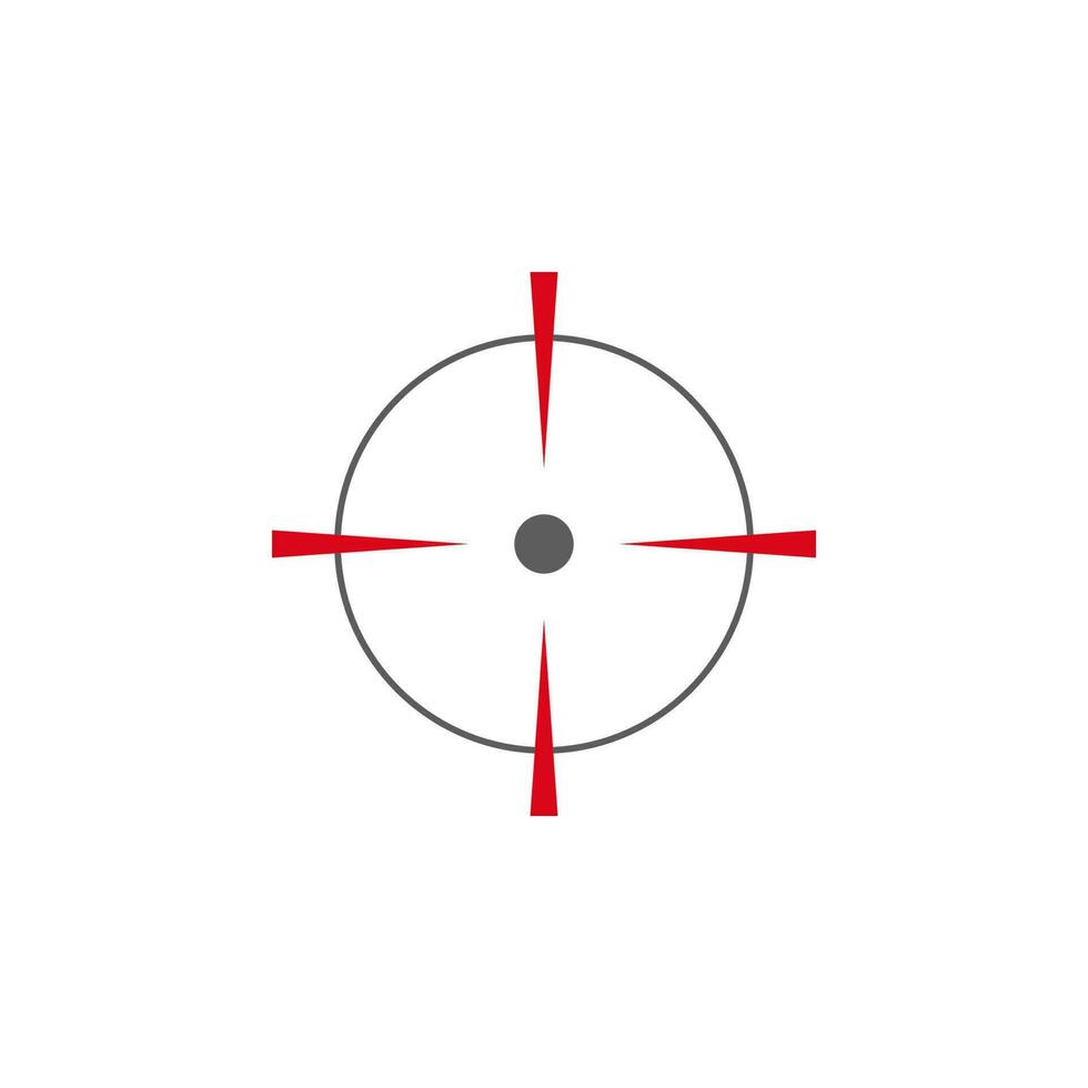 aim vector icon illustration