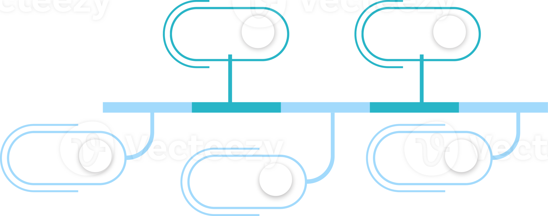 Infografica modello con 5 passaggi png