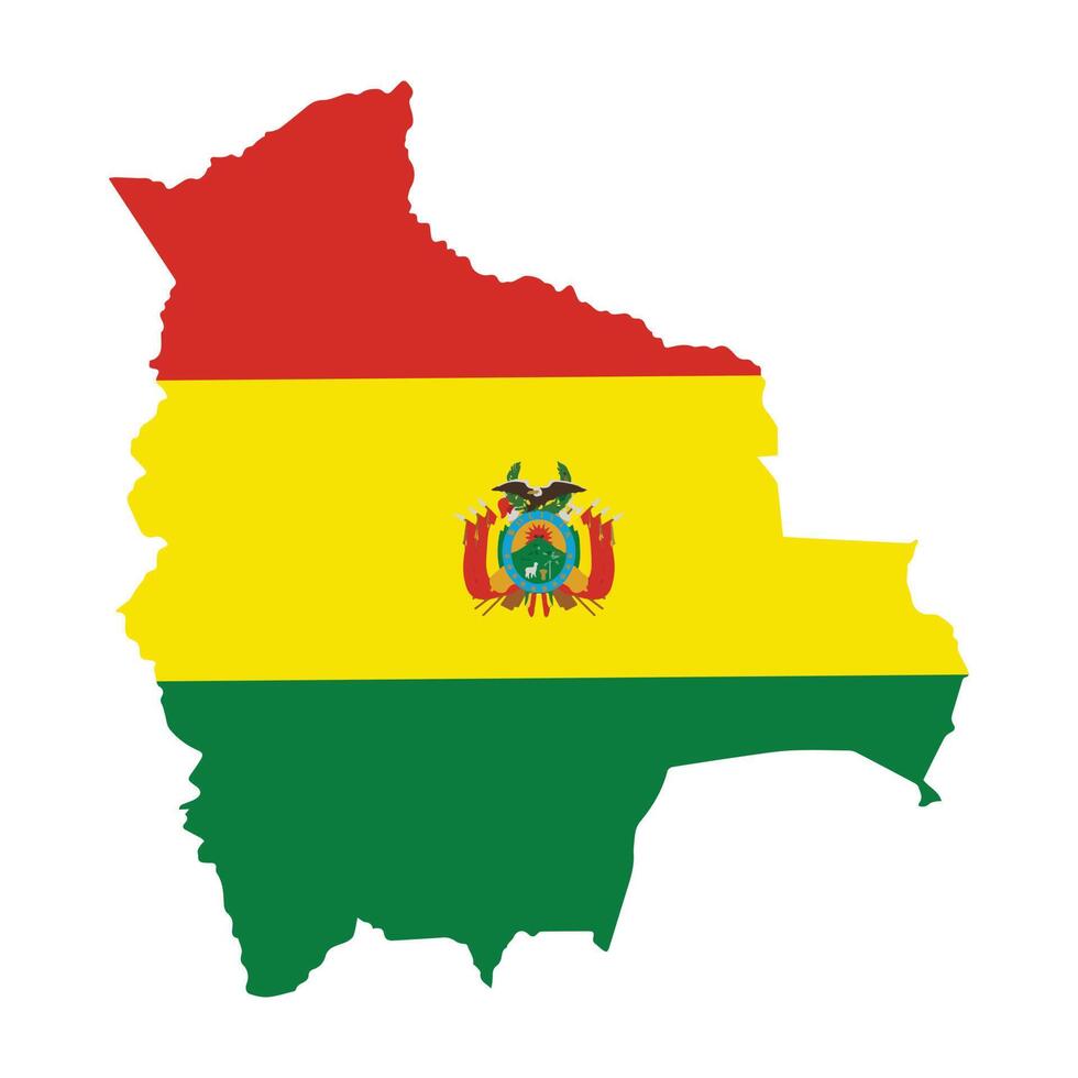 bolivia es un país en central sur America, con un variado terreno abarcando Andes montañas, el atacama Desierto y Amazonas cuenca selva vector ilustración