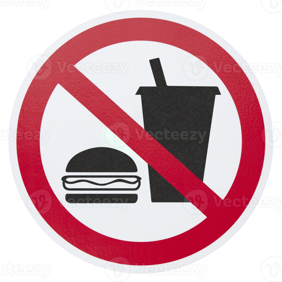 No junk food sign png