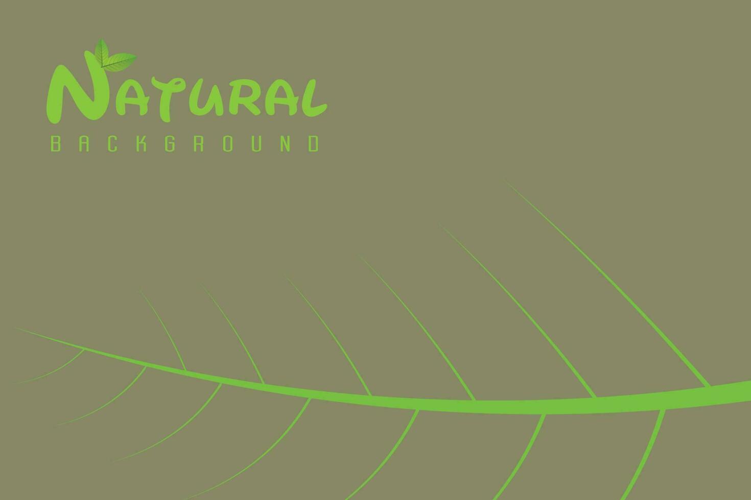 Natural background vector illustration