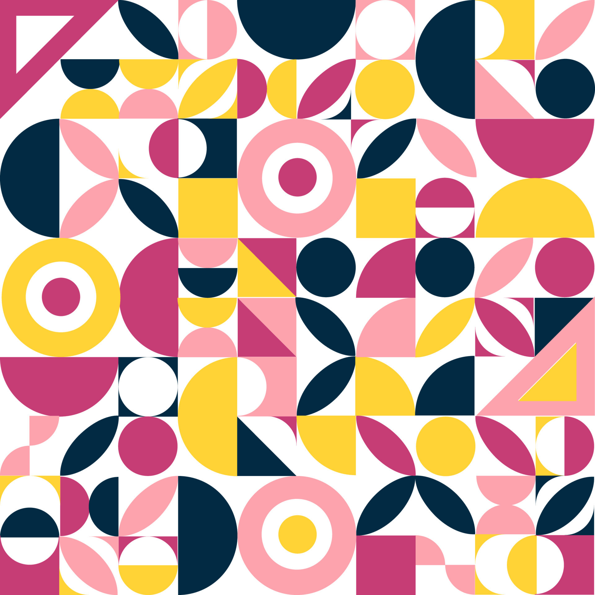 Shape Patterns Art Examples