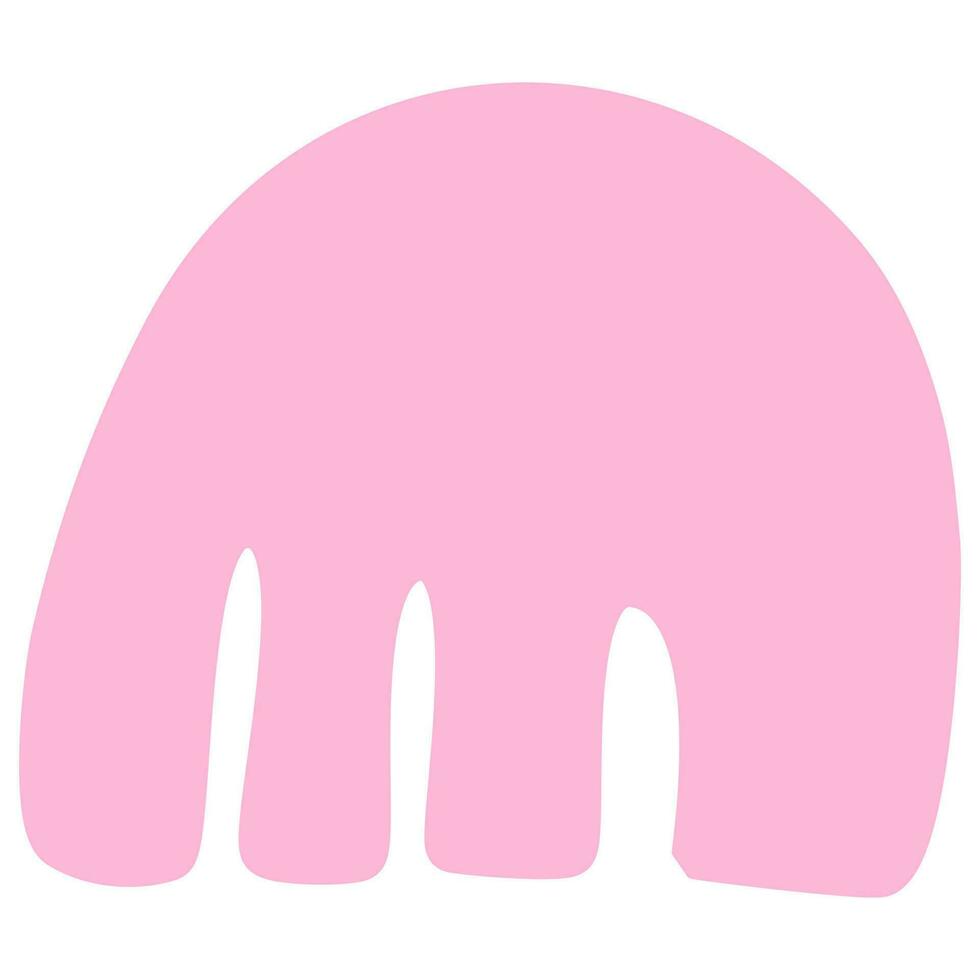 Hand Drawn Organic Shape vector