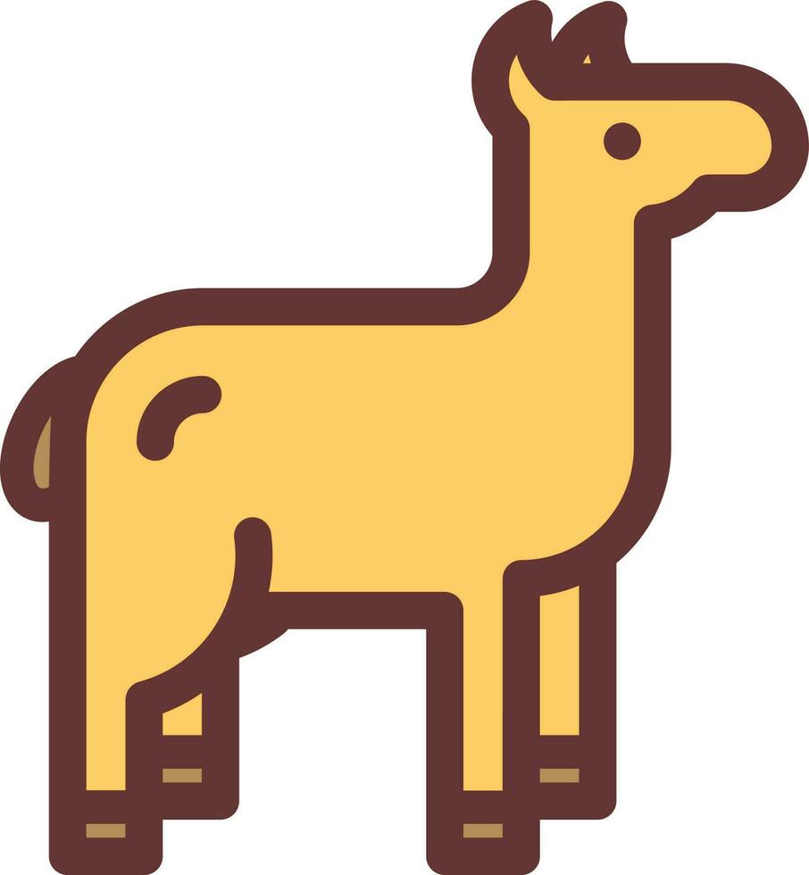 alpaca illustration vector