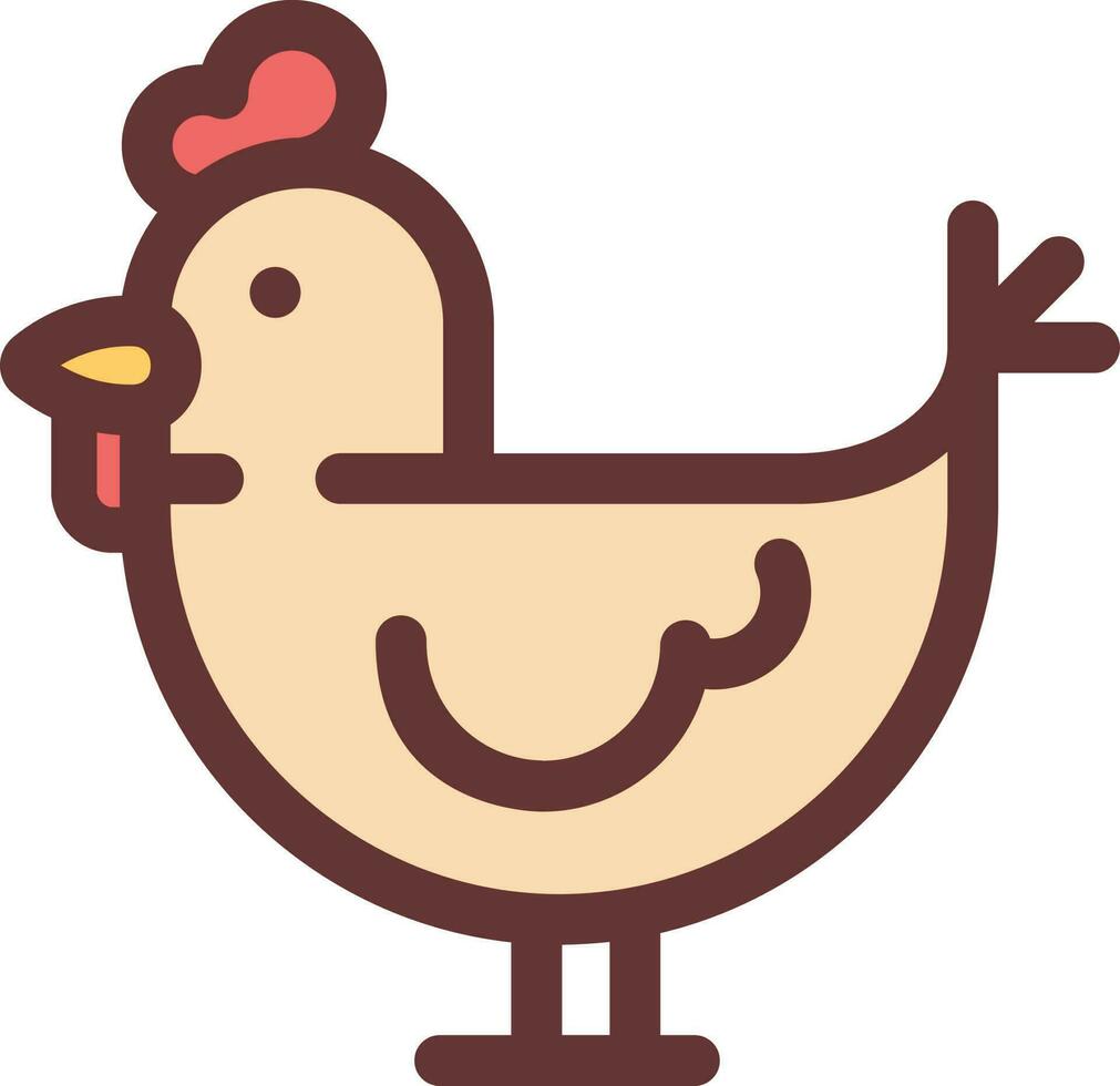 rooster illustration vector