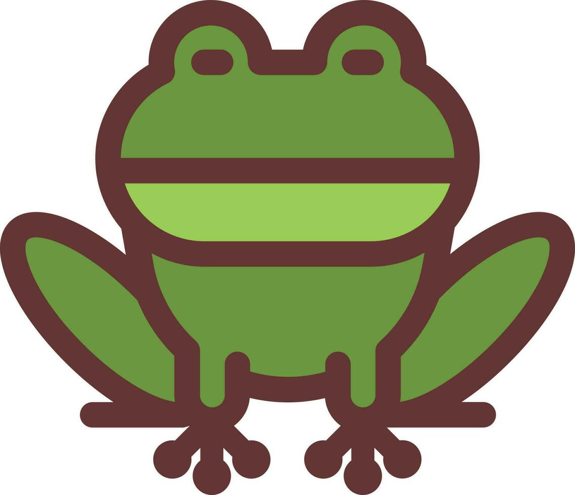 frog illustration vector