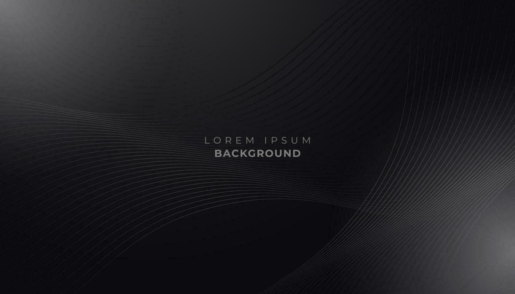 Abstract black background Gradient that looks modern vector