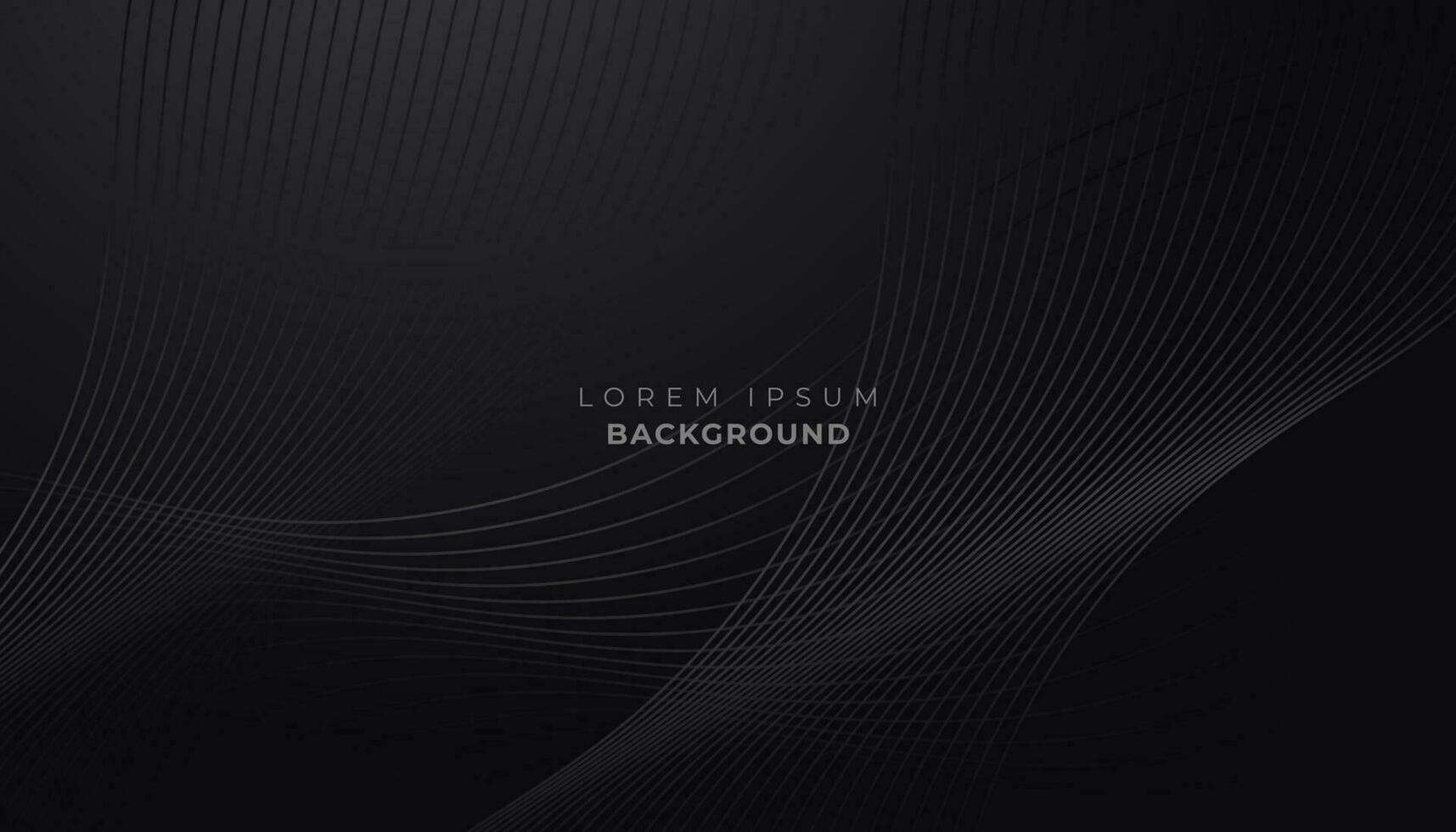 Abstract black background Gradient that looks modern vector