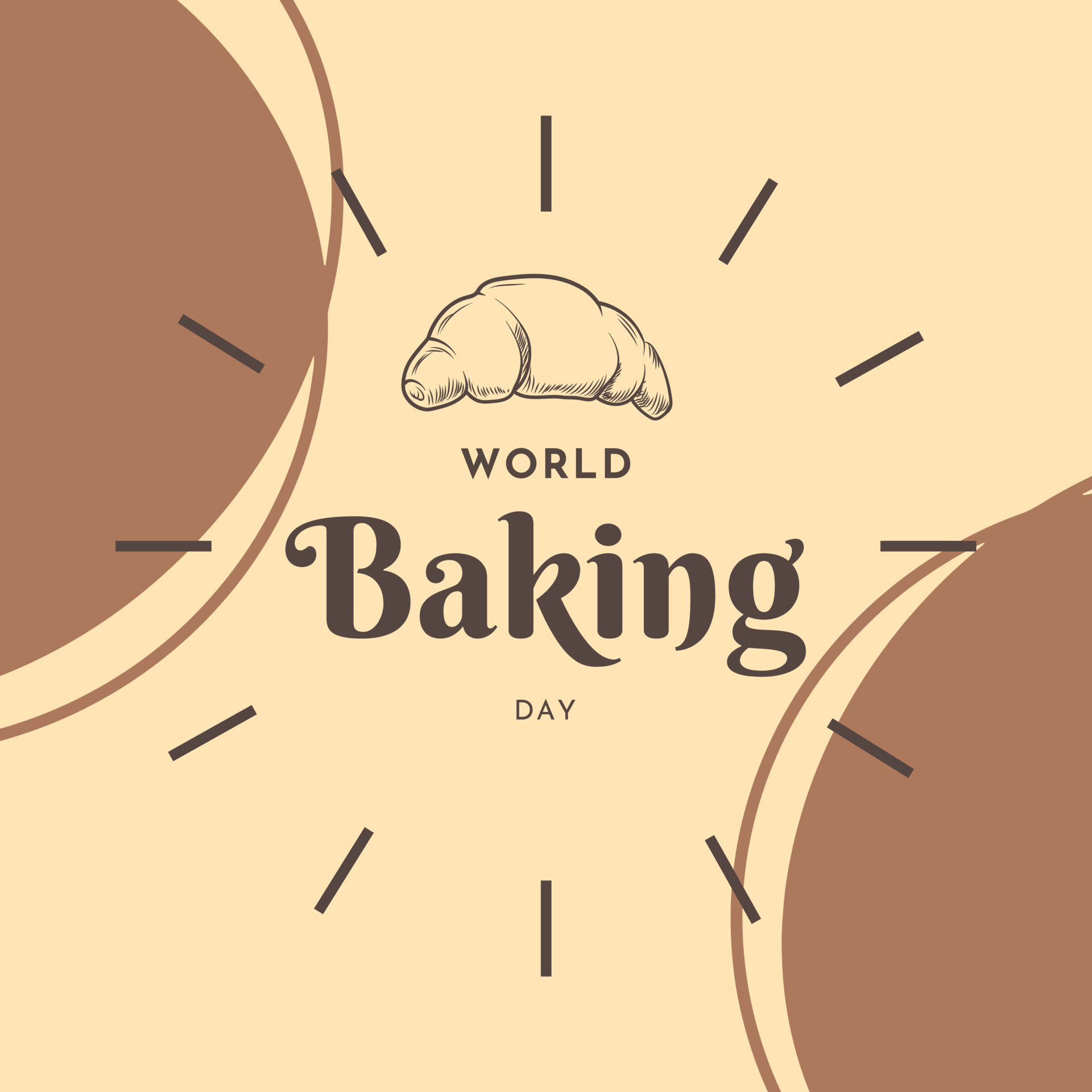 World baking day poster 23291548 Vector Art at Vecteezy