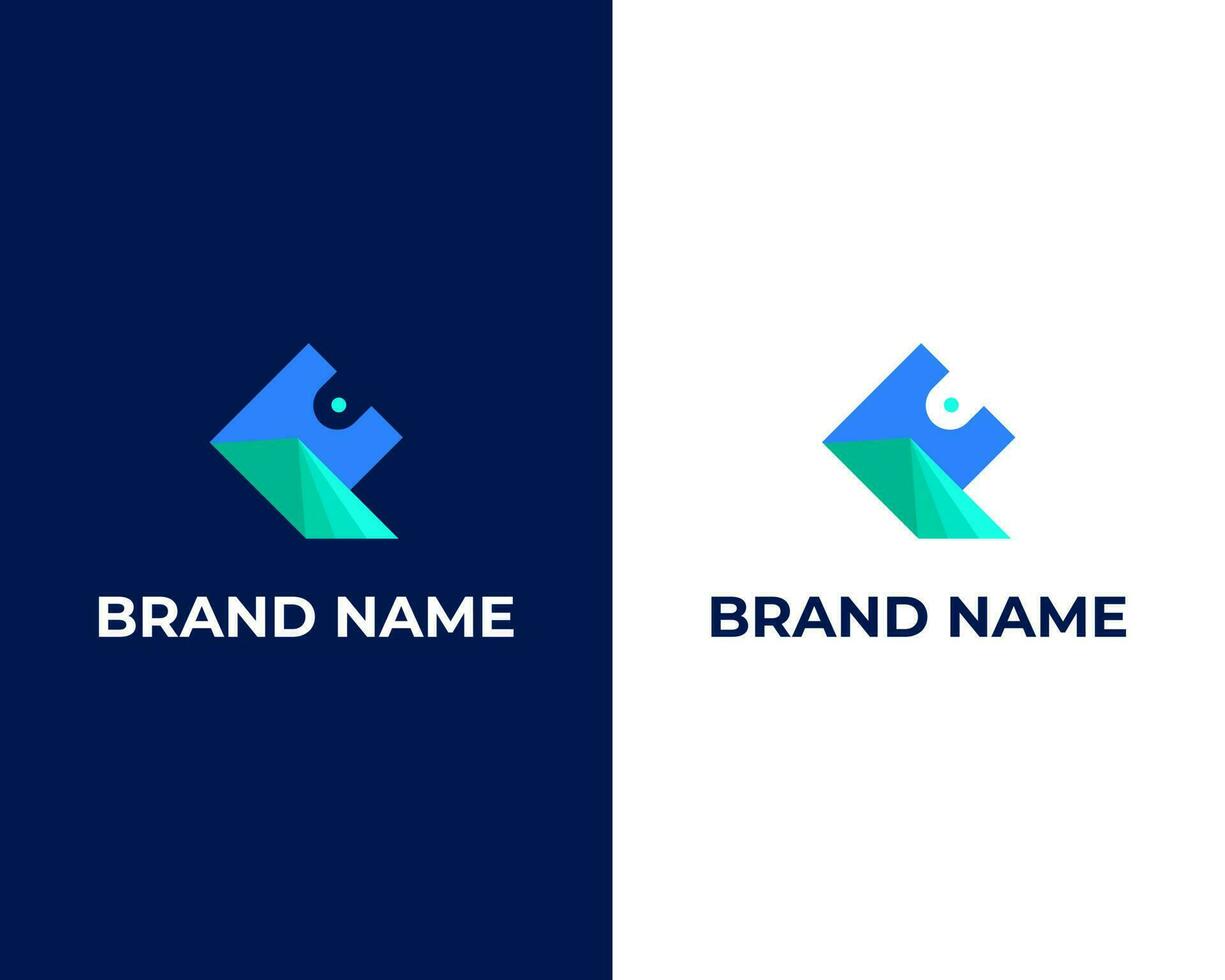 Letter f payment logo design, Credit card, crypto wallet, fast online payment vector